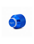 Balystik CNC aluminum cap for HPA tank with O-rings - Cobalt Blue