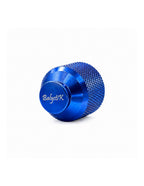 Balystik CNC aluminum cap for HPA tank with O-rings - Cobalt Blue