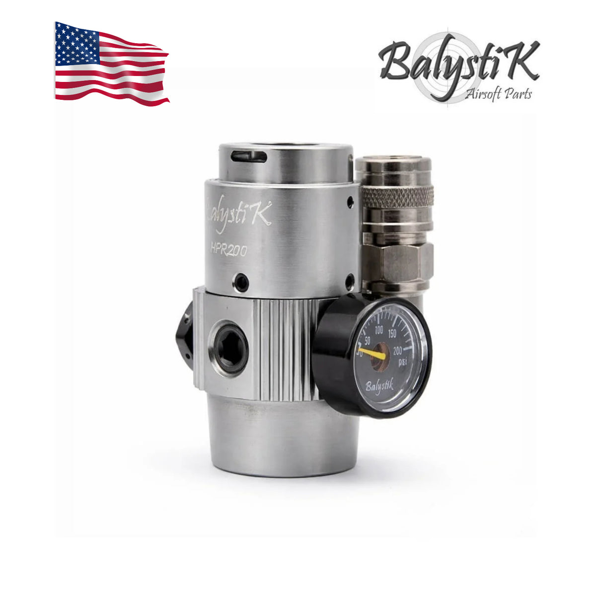 Balystik Régulateur HPA HPR200 Ultra compact - Titanium Silver - US